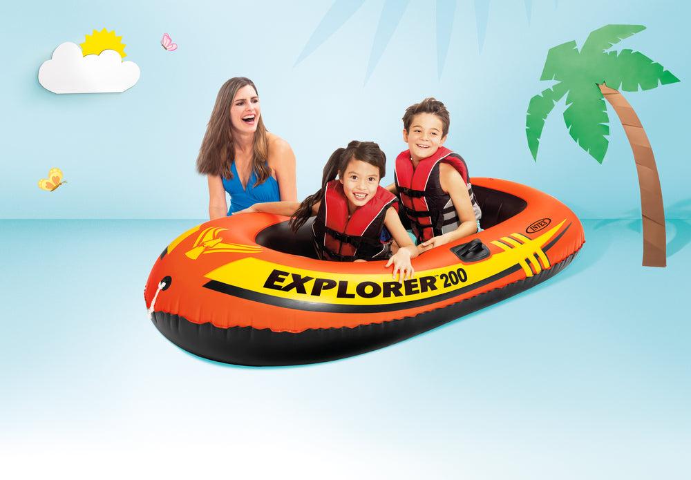 Bote Inflable Intex Explorador 200 para Niños (185 x 94 x 41 cm) - 58330NP