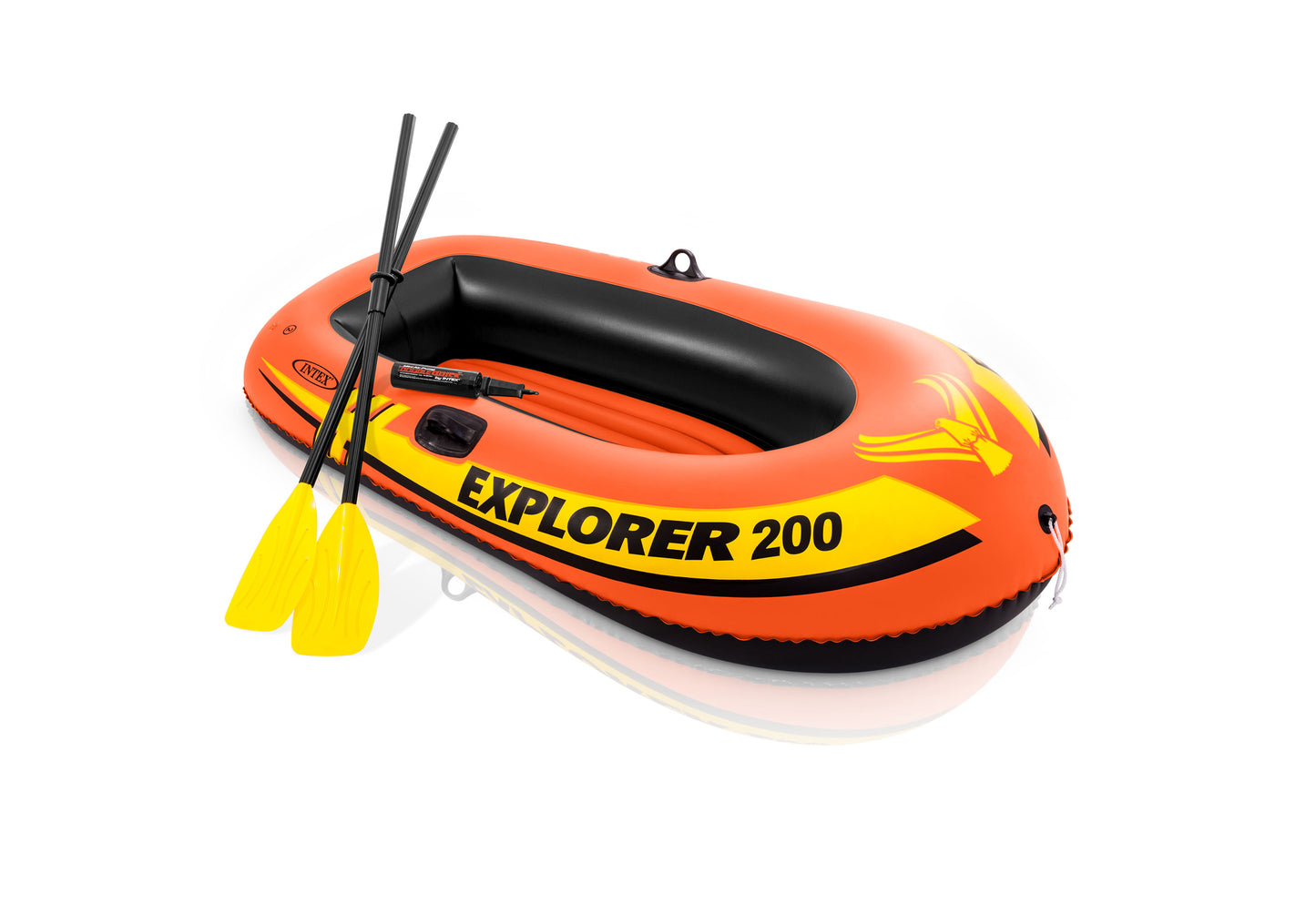 Bote Inflable Intex 58331 Explorer 200 con Remos y Bomba Manual