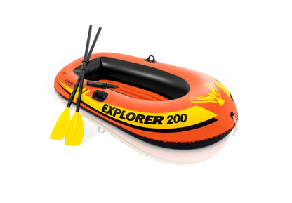 Bote Inflable Intex 58331 Explorer 200 con Remos y Bomba Manual