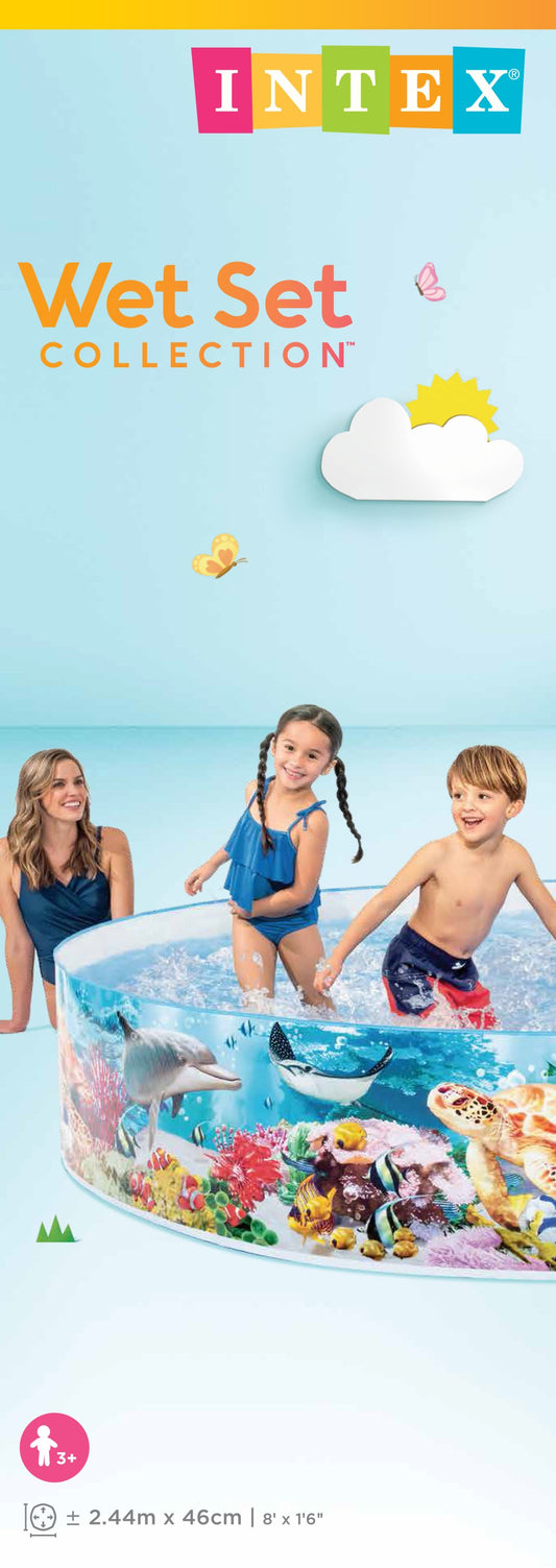 Piscina Rígida Intex Snapset Ocean Reef (244 x 46 cm) - 58472NP