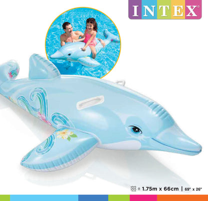 Inflable Montable Intex Delfín para Niños (175 x 66 cm) - 58535NP