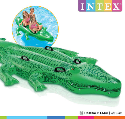Inflable Montable Intex Cocodrilo Gigante para Niños (203 x 114 cm) - 58562NP