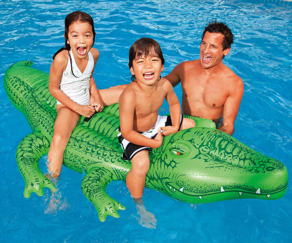 Inflable Montable Intex Cocodrilo Gigante para Niños (203 x 114 cm) - 58562NP