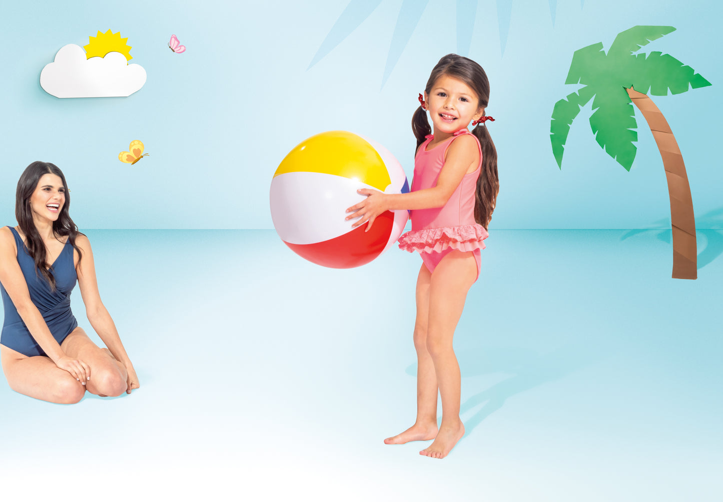 Pelota de Playa Inflable Intex Panel Brillante (51 cm) - 59020NP