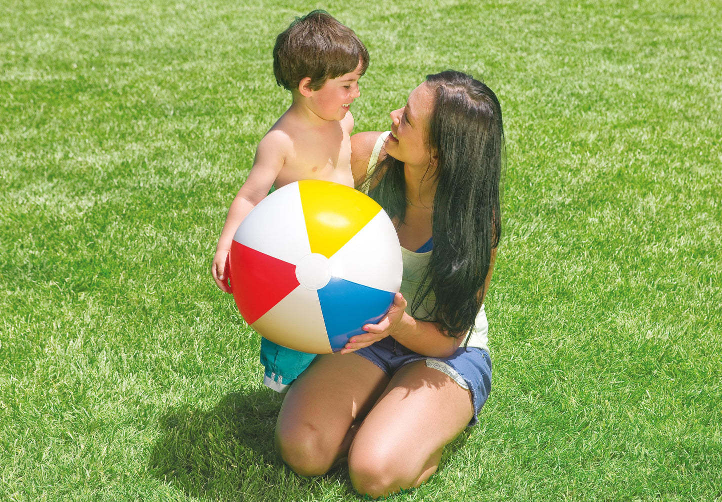 Pelota de Playa Inflable Intex Panel Brillante (51 cm) - 59020NP