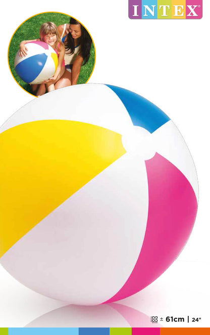 Pelota de Playa Inflable Intex Panel Brillante (61 cm) - 59030NP