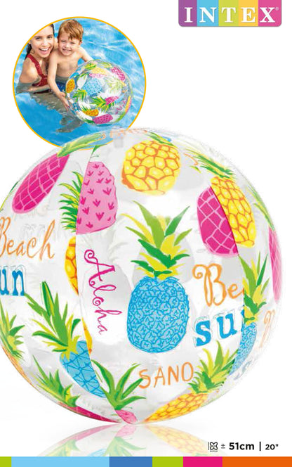 Pelota de Playa Inflable Intex Multicolor (51 cm) - 59040NP