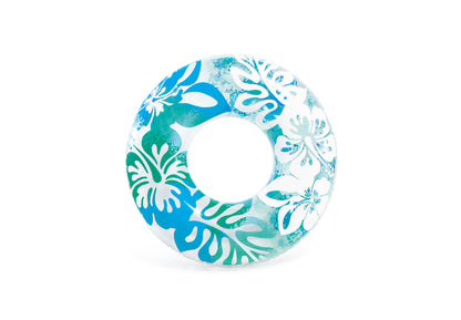 Flotador Inflable Circular Intex Tubos de Colores Transparentes (91 cm) - 59251NP