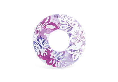 Flotador Inflable Circular Intex Tubos de Colores Transparentes (91 cm) - 59251NP
