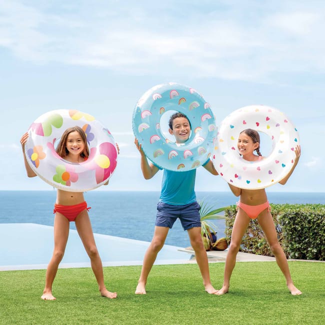 Flotador Inflable Circular Intex Whimsical Magic Tubes para Niños (81 cm) - 59259NP