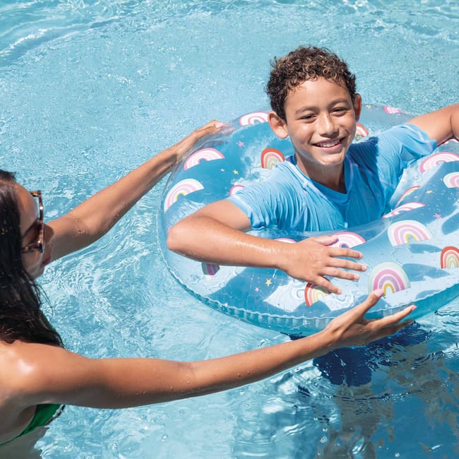 Flotador Inflable Circular Intex Whimsical Magic Tubes para Niños (81 cm) - 59259NP