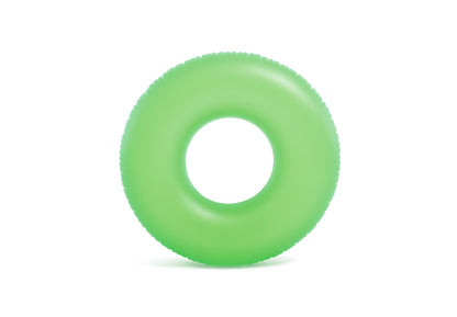 Flotador Inflable Circular Intex Tubos Escarchados de Neón (91 cm) - 59262NP