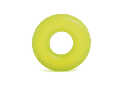 Flotador Inflable Circular Intex Tubos Escarchados de Neón (91 cm) - 59262NP