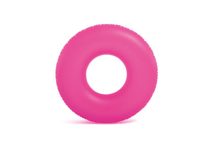 Flotador Inflable Circular Intex Tubos Escarchados de Neón (91 cm) - 59262NP