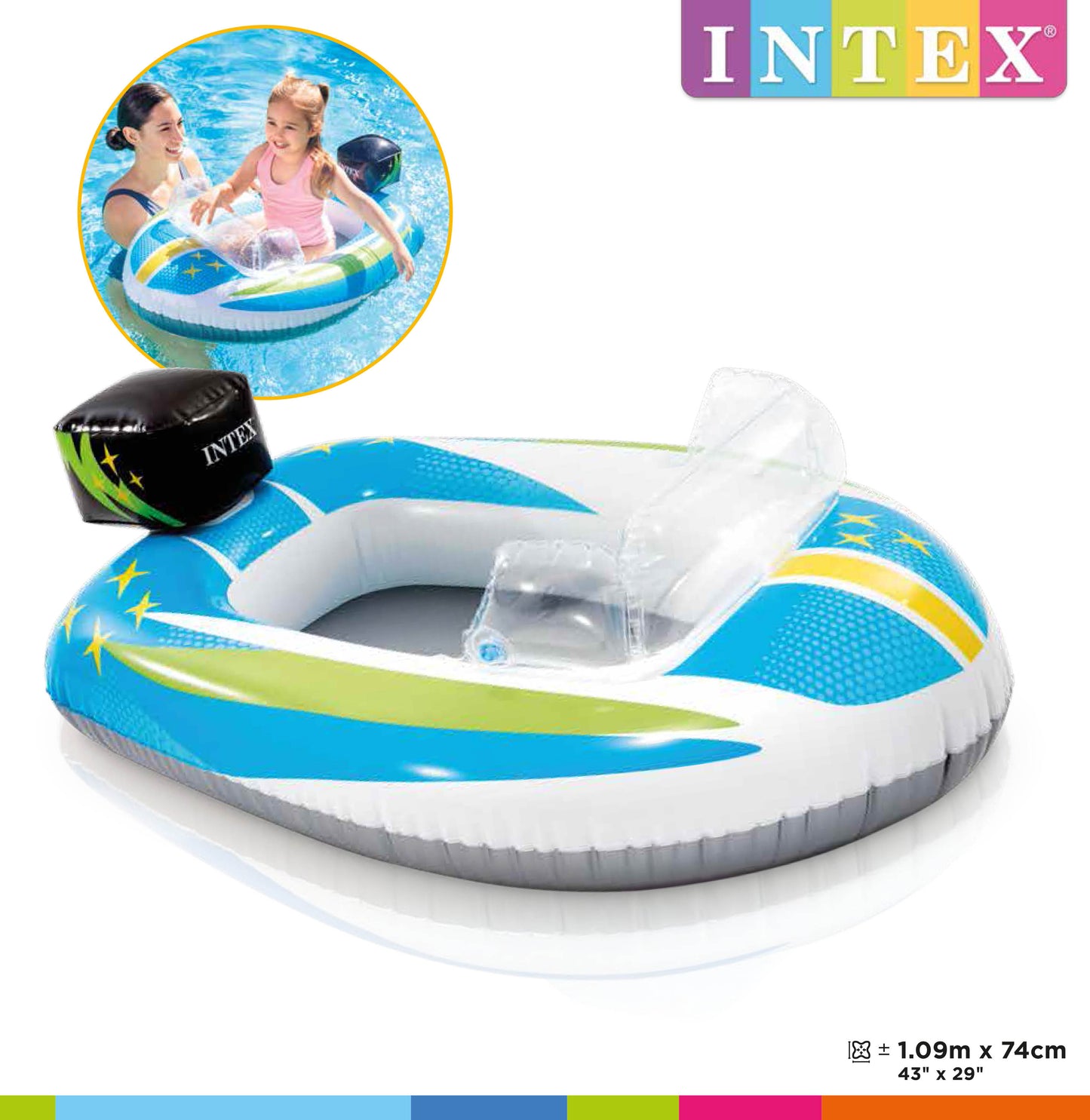 Bote Inflable Intex Vehículos para Niños (Varios Diseños) - 59380NP