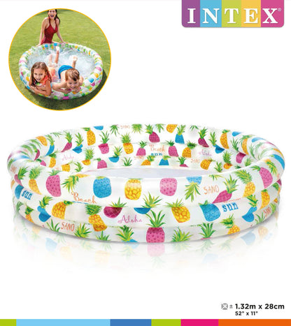 Piscina Inflable Circular Intex Pecera para Niños (132 x 28 cm) - 59431NP