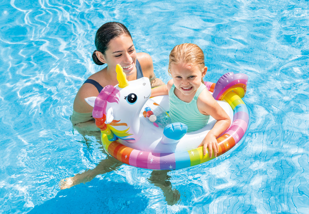 Flotador Inflable con Asiento Intex Animales para Bebés (71 x 58 cm) - 59570NP