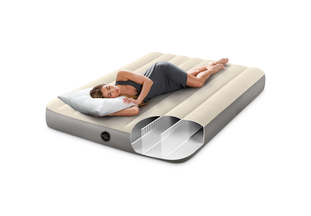 Colchón Inflable Intex 64102 Dura-Beam Standard de 2 Plazas (137x191x25 cm)