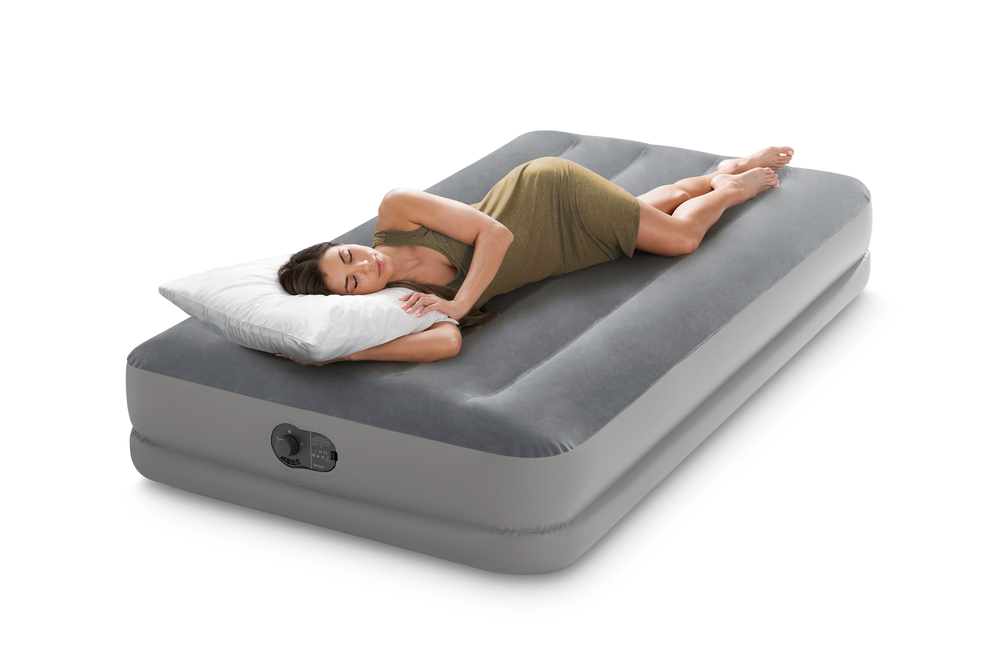Colch\?n inflable individual Standard Prestige Mid-Rise Twin con inflador USB
