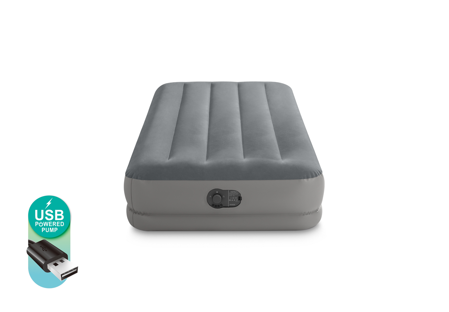 Colch\?n inflable individual Standard Prestige Mid-Rise Twin con inflador USB
