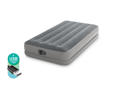 Colch\?n inflable individual Standard Prestige Mid-Rise Twin con inflador USB