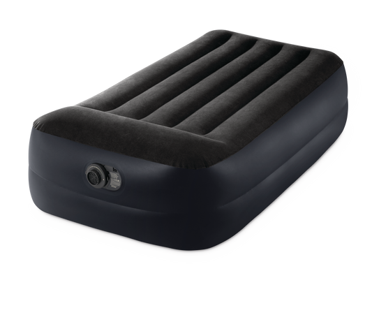 Colchón Inflable Intex Descanso con Almohada Elevado con Tecnología de Fibra para 1 Persona (99 x 191 x 42 cm) - 64122NP