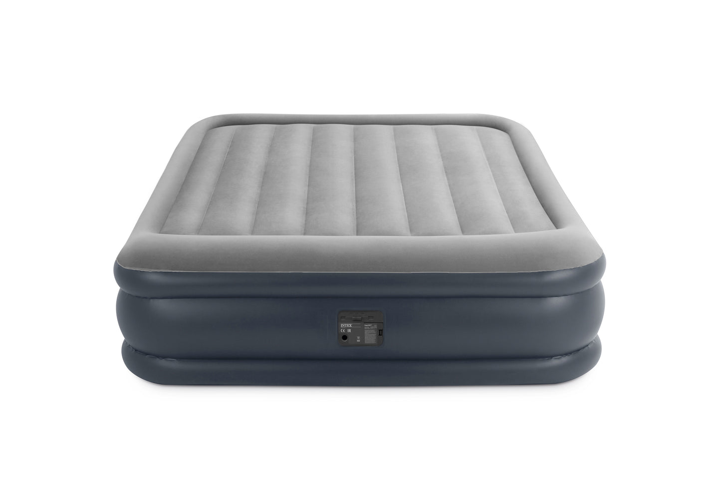 Colchón Inflable Intex 64136 Deluxe Pillow Rest de 2 Plazas (152x203x42 cm) con Bomba Eléctrica