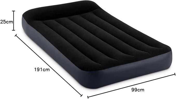 Colchon inflable twin con almohada rest classic inflador interno