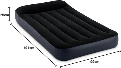 Colchon inflable twin con almohada rest classic inflador interno