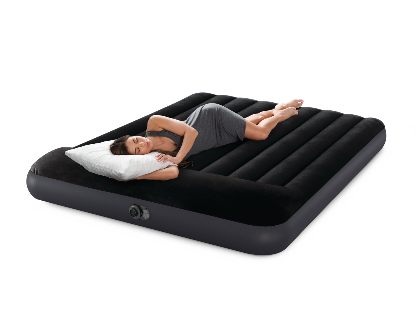 Colchon Queen con almohada e inflador interno