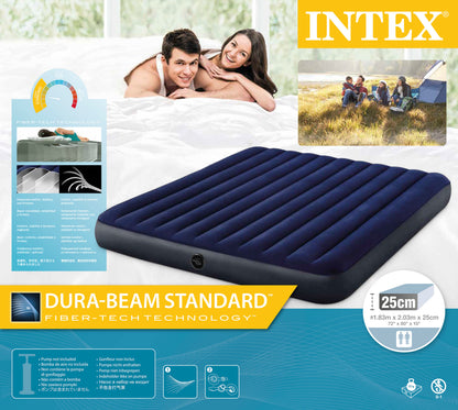 Colchón Inflable Intex Clásico Suave para 2 Personas (183 x 203 x 25 cm) - 64755
