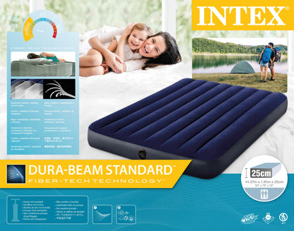 Colchón Inflable Intex Clásico Suave para 1.5 Personas (137 x 191 x 25 cm) - 64758