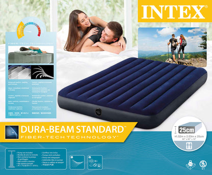 Colchón Inflable Intex Clásico Suave para 2 Personas (152 x 203 x 25 cm) - 64759