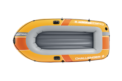 Bote Inflable Intex 66312 Challenger 2 para 2 Personas (Incluye Remos y Bomba)
