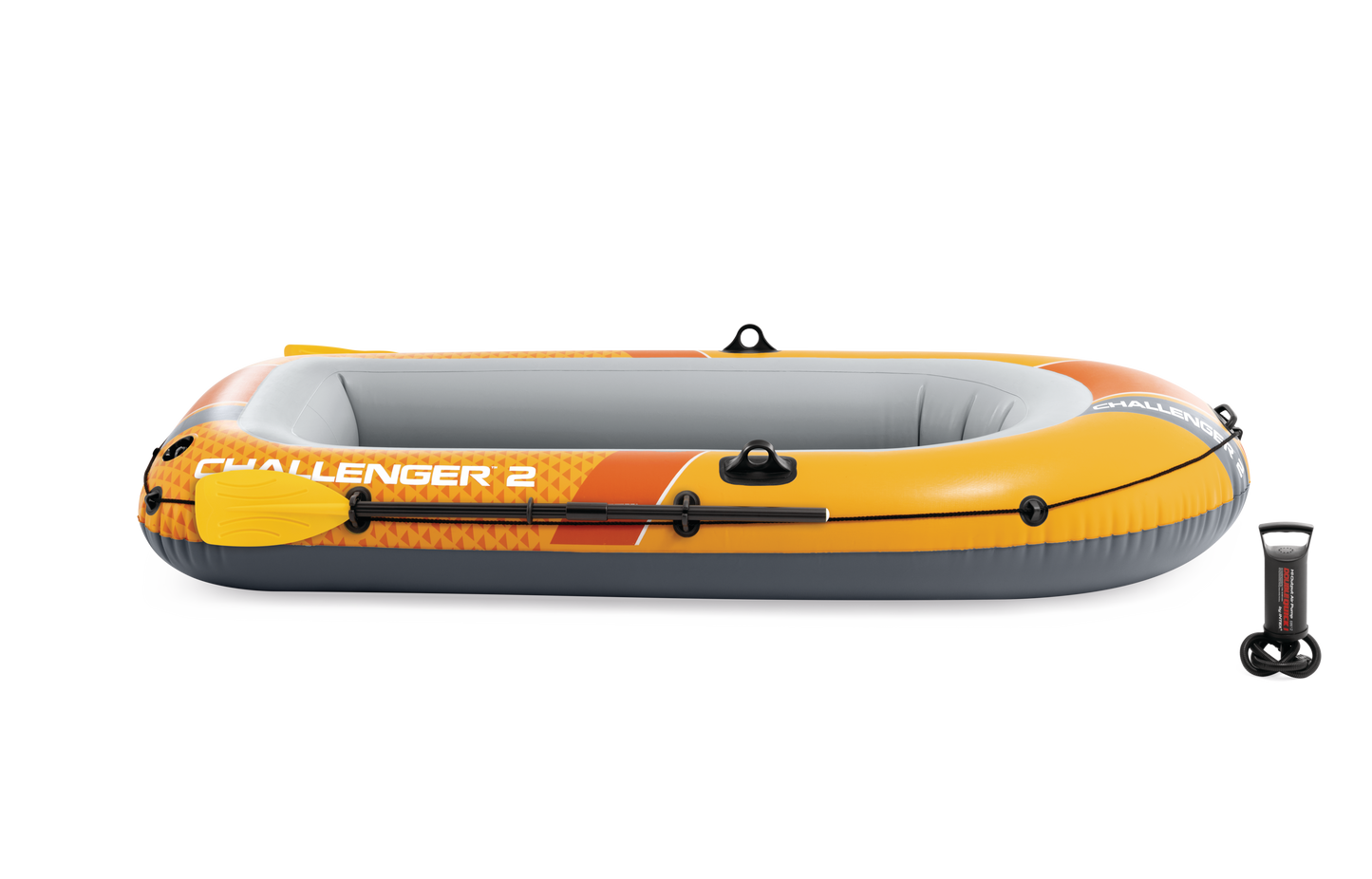 Bote Inflable Intex 66312 Challenger 2 para 2 Personas (Incluye Remos y Bomba)