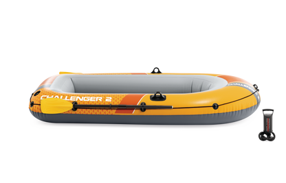 Bote Inflable Intex 66312 Challenger 2 para 2 Personas (Incluye Remos y Bomba)