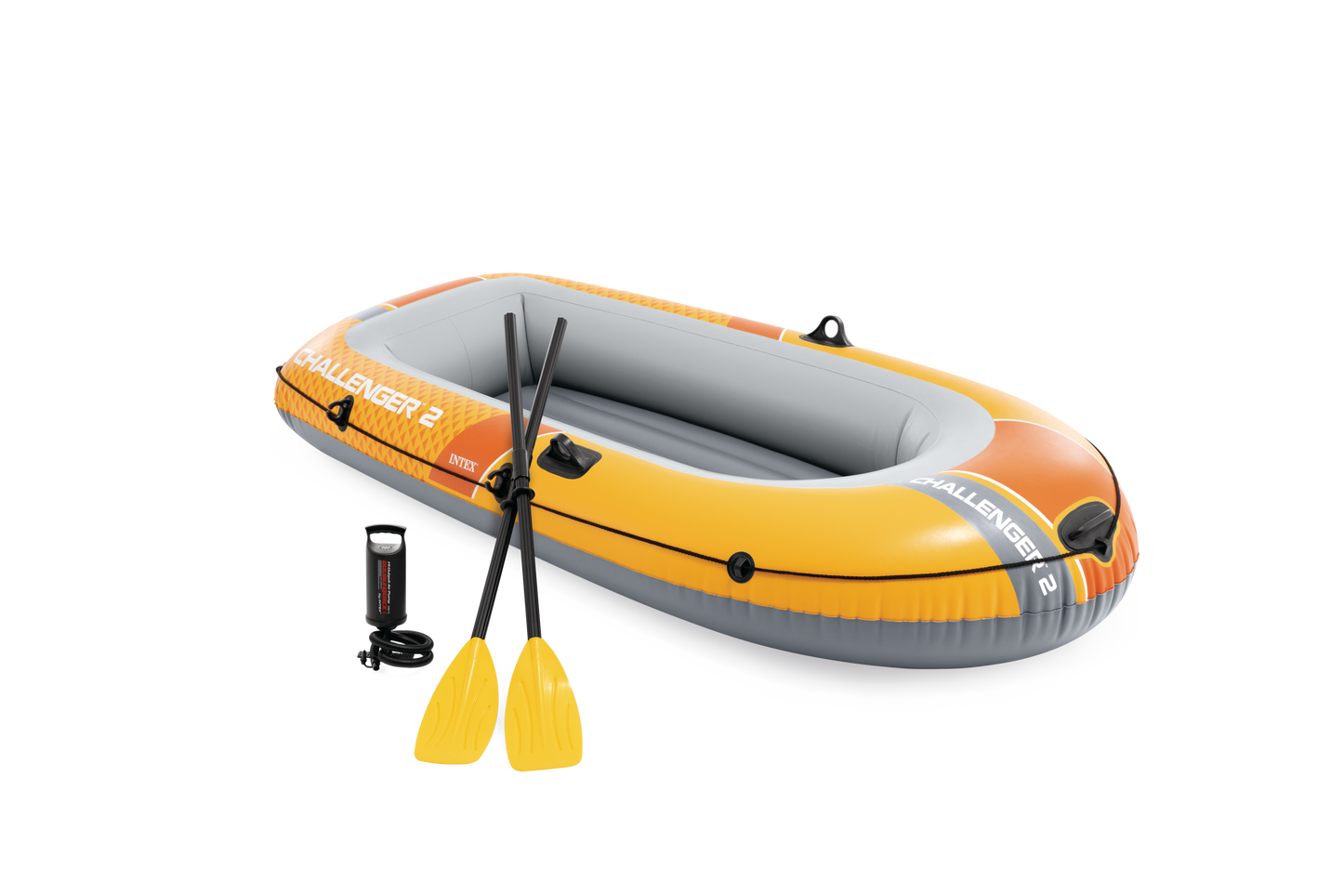 Bote Inflable Intex 66312 Challenger 2 para 2 Personas (Incluye Remos y Bomba)
