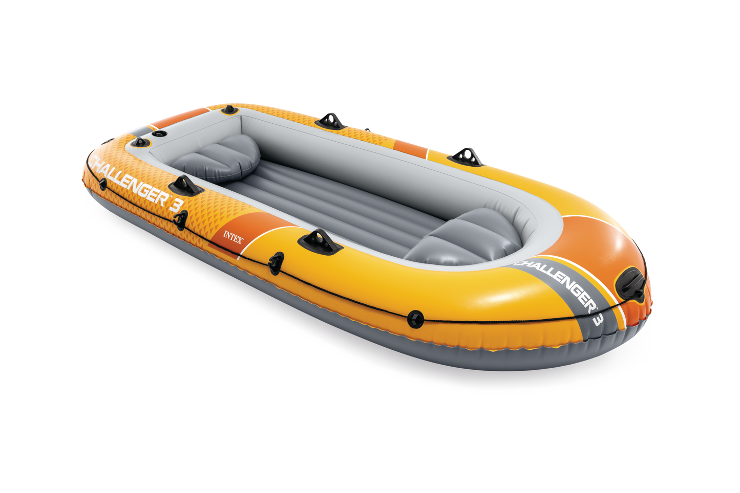 Bote Inflable Intex 66313 Challenger 3 para 3 Personas (Incluye Remos y Bomba)