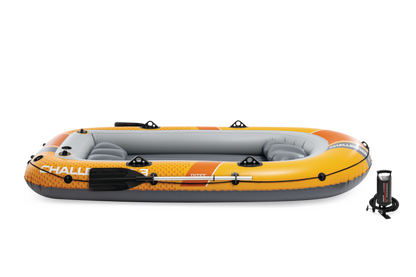 Bote Inflable Intex 66313 Challenger 3 para 3 Personas (Incluye Remos y Bomba)