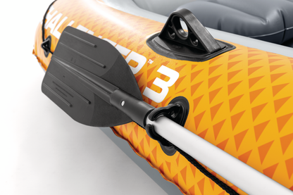 Bote Inflable Intex 66313 Challenger 3 para 3 Personas (Incluye Remos y Bomba)