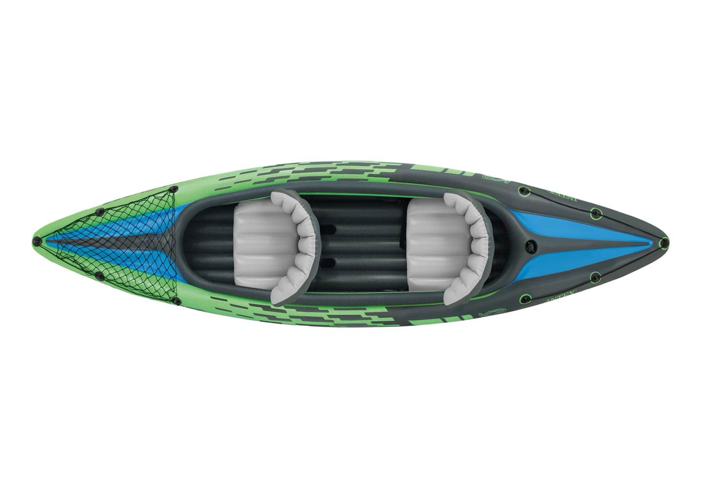 Bote Inflable Intex Kayak Retador K2 para 2 Personas (351 x 76 x 38 cm) - 68306NP