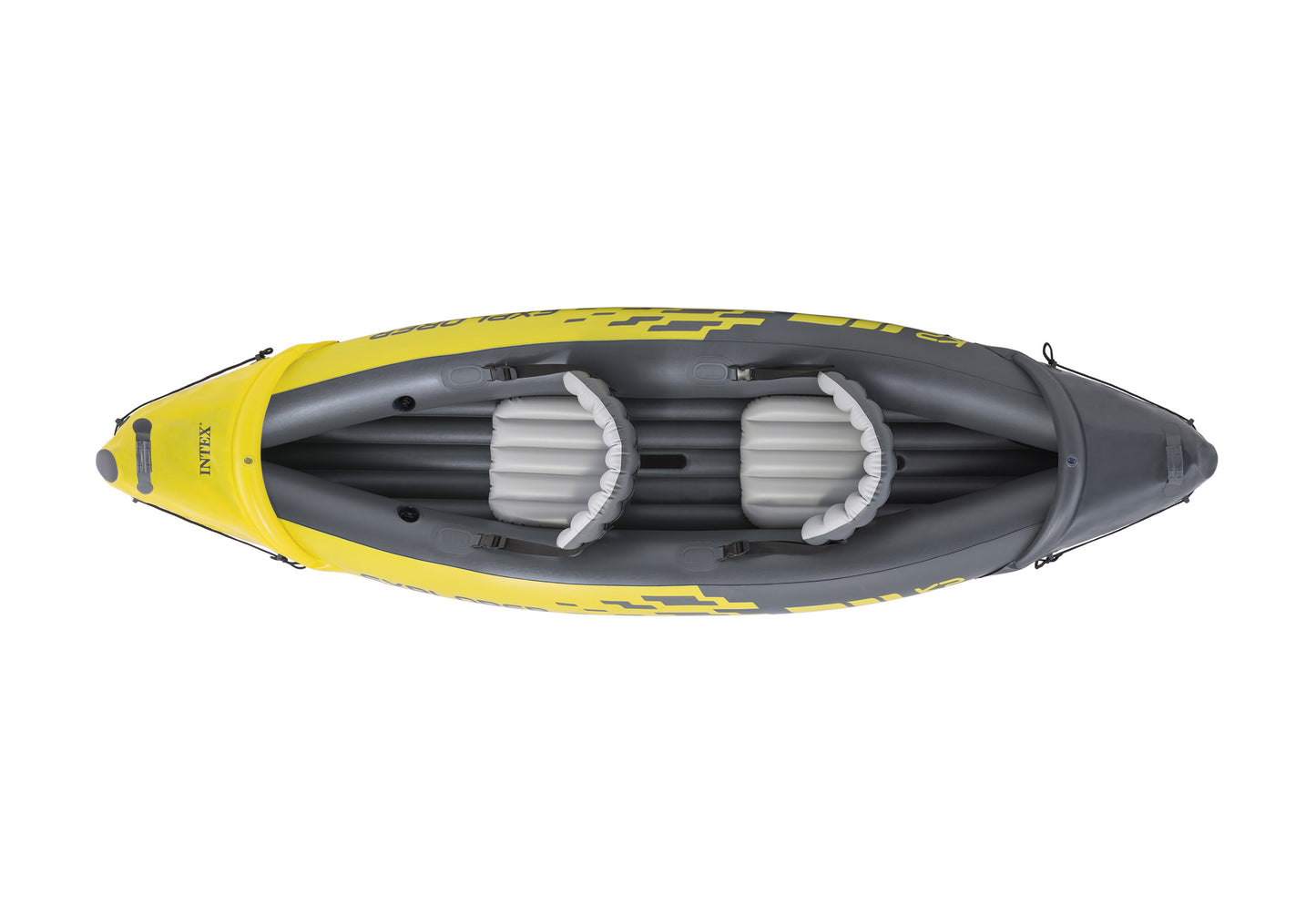 Kayak Inflable Intex Explorer K2 para 2 Personas con Remos y Bomba (312 x 91 cm) - 68307NP
