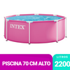 Piscina Circular Estructural Intex Metal Frame (305 x 76 cm)
